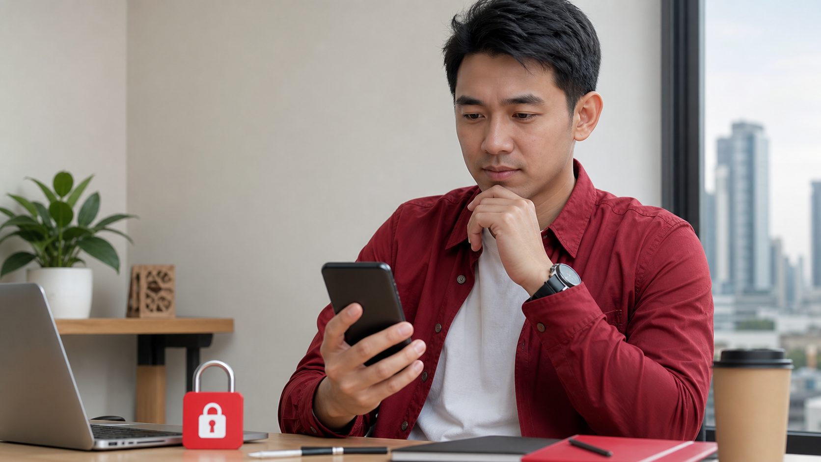 Cek sumber sebelum login